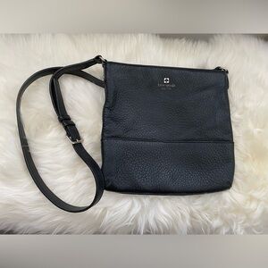 Kate Spade Textured Black Crossbody Bag